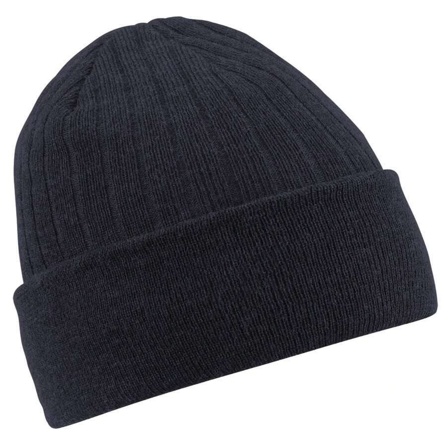 Beechfield Unisex Adult Thinsulate Beanie (Dark Graphite) - Dark Grey - View 1
