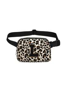 腰包，时尚斜挎腰包，配有可调节肩带，适合日常使用、户外、旅行、徒步旅行、慢跑、骑自行车、便携式设计、理想的礼物