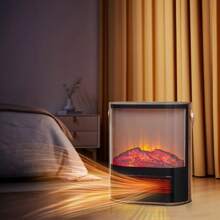 Electric Fireplace Heater For Indoor Use, 1500W Space Heater Fireplace W/ Remote