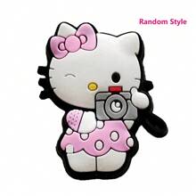 Sanrio Set casuale di 12/30 pezzi di ciondoli decorativi per scarpe, decorazioni in PVC per scarpe e borse da spiaggia, accessori per scarpe, idea regalo per compleanni, Natale, San Valentino, feste di Ognissanti
