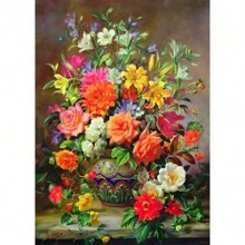 1pc Wall Arts Posters Optional Frame Botanica Europe Classical Retro Flowers Oil Painting Nordic Beautiful Floral Wall Art Poster Canvas Print Hallway Picture Room Home Decor Pop ,Wall Art With Frame