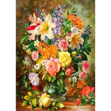 1pc Wall Arts Posters Optional Frame Botanica Europe Classical Retro Flowers Oil Painting Nordic Beautiful Floral Wall Art Poster Canvas Print Hallway Picture Room Home Decor Pop ,Wall Art With Frame