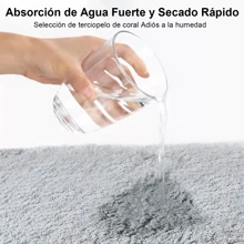 Thickened Solid Color Coral Velvet Couple Bath Towel, Soft, Water-Absorbent, Quick-Drying And Lint-Free For Home Use - Grey - View 4