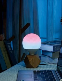 Aigostar Bombilla LED Inteligente E27 G120 Bluetooth Mesh Compatible con Alexa, 4.9W RGB Gradiente Bombilla Inteligente, Degradado de Color en Capas Superior e Inferior, Regulable Color y Blanco - Luz cálida y fría y 16 millones de luces de colores. - Ver 4