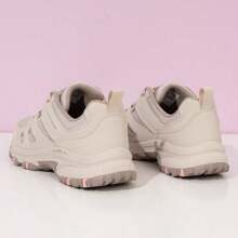 Skechers 女士时尚运动鞋，健身训练舒适透气休闲徒步鞋 180022-TPE - 灰褐色 - 查看 5