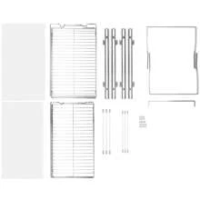 Tier 14"W X 21"D Pull Out Cabinet Organizer, Heavy Duty Slide Out Pantry Shelves, Chrome-Plated Steel Roll Out Drawers, Sliding Drawer Storage For Inside Kitchen Cabinet, Bathroom, Under Sink, Kitchen Storage Rack For Pots, Pans & Lids - Durable Organizer With Adjustable Dividers, Ideal For Cabinet Organization, Includes Space For Cutting Boards & Grilling Accessories, Utensil Organization, Adaptable Shelf, Versatile Organizer, Kitchen Organizers And Storage