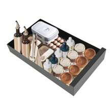 YIYIBYUS Kitchen Pull Out Cabinet Organizer Heavy Duty Retractable Pantry Shelves Sliding Drawer Storage Rack