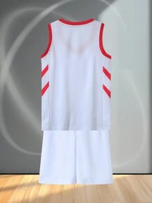 定制男士背心和短裤篮球球衣运动服套装