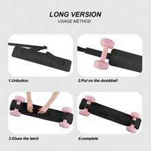 1pc Pink Hip Thrust Training Belt For Dumbbell,Hip Resistance Band With 14cm Width, Hip Pad For Glute Bridge & Butt Exercise, For Dumbbell & Kettlebell Workout, Bow Step & Reverse Squat, Gym