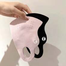1pc Collagen Anti-Dust Warm Breathable Simple Solid Color Face Mask, Windproof Cycling Mask, Moisturizing & Nourishing, Suitable For Women & Men, Autumn/Winter
