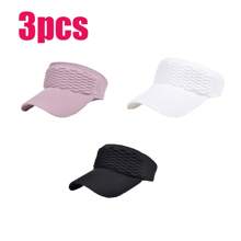Casual Elastic Knitted Cap, Breathable Women's Empty Top Sunshade Hat For Outdoor Sports And Sun Protection - Multicolor - View 23