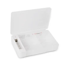 powerKAN S28电池测试仪收纳盒，可测试碱性AA和AAA电池的剩余电压，最多可存放20节AA或28节AAA电池