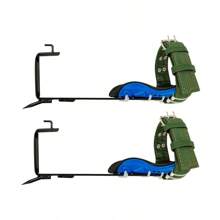 Climbing Tree 2-Pronged Spurs Pair With Belt And Rope, Tree Climbing Tools For Ascending Trees, Foot Spurs Iron Shoes - Orange - View 2