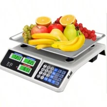 Báscula Comercial Pantalla Lcd Digital 40kg 110v - Plateado - Ver 2