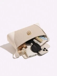 New Fashionable Shoulder Bag Handbag Baguette Bag Versatile Underarm Bag, Beach Purse, Perfect For Summer, Vacation & Daily Use, Travel Must Haves