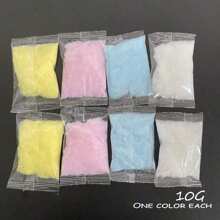 5g 弹簧猫爪柔软硅胶挤压玩具，植绒粉 DIY 手工材料，袋装