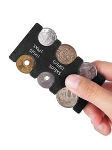 1pc Mobile Coin Box, Coin Clip, Change Holder, Multi-Functional Change Sorting Wallet, Can Be Used For Coin Parking, Can Be Taken Out With One Hand, Coin Wallet Coin Sorting Box, Money Clip (No Coins) - Multicolor - View 6
