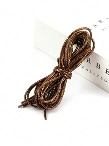 2 件/包 1 米激光全息多色圆形皮绳手工 DIY 材料，仿皮绳适用于手链、项链、悬挂装饰配件 - 鐳射幻彩圓皮繩 - 查看 11