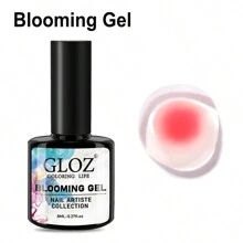 GLOZ 绽放凝胶指甲油，透明UV LED花朵凝胶，打造大理石、天然石材、水彩花卉印花效果，可卸除凝胶美甲DIY设计，女士美甲艺术礼物 - 無色 - 查看 9