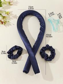 Heatless Hair Curler, 8 Removable Curling Claw Strips, Adjustable Headband, Soft Satin No Heat Curlers For Long Hair, Slouchy Hair Curler, Heatless Curls For Women Curls Wave