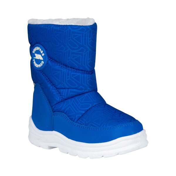 Trespass Kinder/Kids Schneeboot mit Schneeflocken Muster (Blau)