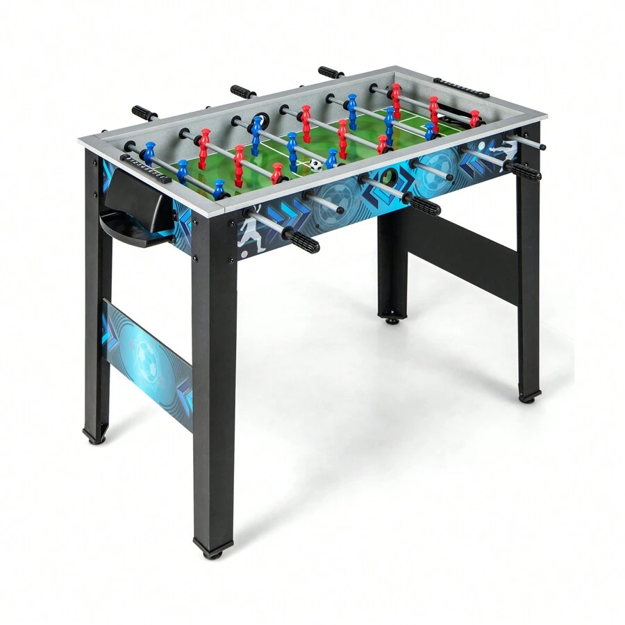 Foosball Table Game Set Soccer Table Game With 18 Realistic Players Family Activities Game - Black - View 1
