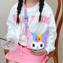 Sanrio Sanrio Hello Kitty & Kuromi Anime My Melody Sweetheart Shoulder Bag,Waterproof Shoulder Handbag,Cute Cable Organizer Bag, Small Objects Storage Bag, - Handbag With Coin Bag And Backpack Function - Made - Back To School Bag & School Supplies,Suitable For Casual Outings Stationery Supplies Gifts For Christmas Merry Christmas Christmas Trees Christmas Lights & Halloween