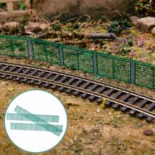 1:87 Model Railings Fence Guardrails For HO Scale Train Railway Fence Model - Stackable ABS Plastic Perfect For Hobbyists Model Making - As Photo - View 2