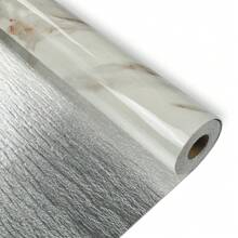 1Roll 3D Thick Glossy Marble Wall Panels, Size 23.62*110.24in, Removable Peel And Stick Stickers, Home Crash-Proof, High-Temperature Resistant, Waterproof, Anti-Fouling Wall Sticker, Suitable For Bedroom, Living Room, Dining Room, Bathroom, Entrance, Front Desk, Meeting Room, Office, Home/Commercial Premises Decoration Renovation, Easy To Cut And Install - Multicolor - View 6