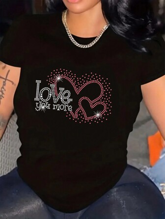 Valentine's Day Heart Dot Heat Transfer Printing Paper, Vinyl Heat Transfer Ironing DIY Pattern, Iron Ironing DIY Heat Transfer Sticker, DIY Heat Transfer Pattern, Washable, Suitable For T-Shirts, Sweatshirts, Jackets And Other Daily Wear Decoration, Suitable For Valentine's Day Theme Clothing Decoration