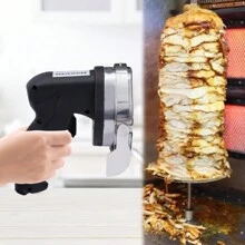 RAINAUT Stainless Steel 80W Gyro Doner Kebab Slicer 1.4mm Handheld Electric Shawarma Cutter Slicer Kit - US A Type Plug(110-127V) - View 1