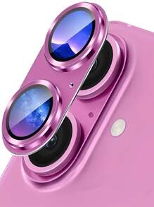 1 套哑光金属手机镜头保护膜适用于 iPhone 16 易粘贴、高清、不易碎 - 彩色 - 查看 1