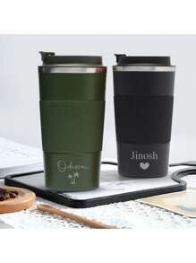 Personalized Coffee Cup, Travel Coffee Mug, Insulated Stainless Steel Cup, Reusable Travel Mug, Stainless Steel Mug, Custom Coffee Tumbler, Christmas Gifts, Employee Gift Coworker Gift, Gift For Him, Gift For Her, Steel Coffee Cup, Insulated Cup, Personalized Cup, Stainless Steel Mug, Travel Mug, Metal Mug, Tea Mug, Personalized Gifts,Xmas Decoration,Office Decor