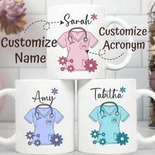 Valentinstag Geschenk, Muttertags Geschenk, Vatertags Geschenk, Personalisierte Tasse für Gesundheitsdienstleister, Personalisierte Krankenschwester Tasse mit Namen, Süße Gänseblümchen Tasse, Geschenk für Krankenschwester, Pflegestudent, Krankenschwester Abschluss Leicht zu reinigen, Exquisit, Hochwertige Personalisierte, Einzigartige Ideale Geschenke für Sie, Ihn, Freund, Freundin, Vater, Mutter, Familie, Freunde, Schüler, Arbeiter, Schule, Zuhause, Büro, Multifunktional, Dekorativ, Wiederverwendbar, Exquisit, Stilvolle, Hochwertige, Farbige, Moderne, Personalisierte, Einzigartige, Ideale Geschenke für Ihn, Ideale Geschenke für Sie, Freund, Vater, Freundin, Mutter, Familie, Freunde, Teeraum, Zuhause, Garten, Büro, Für Jahrestage, Für Valentinstag, Für Muttertag, Für Geburtstage, Für Vatertag, Für Abschluss, Für Hochzeiten, Für Einweihung, Personalisierte Tassen, Zuhause Auffrischen, Weihnachtsdekoration, Herbst Zuhause Auffrischen