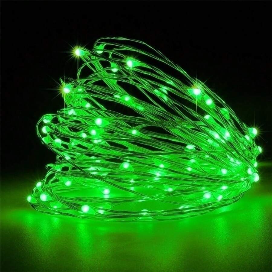 LED 灯串 20 米 200LED 仙女灯，AA 电池供电仙女灯串，防水银线铜线灯串适用于 DIY 婚礼宿舍、卧室、派对、花卉装饰、生日装饰、校园装饰、节日装饰、庭院花园装饰等