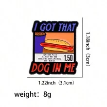 1 pieza Insignia de solapa de esmalte con diseño de letra de dibujos animados - Insignia personalizada para mochila y ropa, pasador para ropa, accesorio para bolso, accesorios escolares y de oficina, camisas, chaquetas, joyería, accesorios de otoño-invierno, Navidad, Halloween, adecuado para adolescentes, jóvenes, hombres, casual, al aire libre, atlético, vacaciones, regalos de graduación, cumpleaños, uso diario, regalos divertidos y lindos para maestros, accesorios de disfraz, encantos de bolso