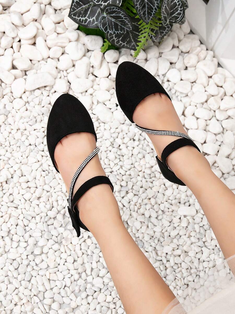 女童时尚尖头平底鞋，青少年学生平底皮鞋休闲户外乐福鞋，金色，舒适适合派对和休闲