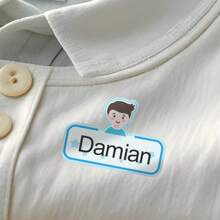 Customized Waterproof Iron-On Name Labels For Clothing And Accessories - Fabric Stickers For Travel, Camps, And Home Use. Create A Unique And Practical Solution For Organizing Your Belongings With These Personalized Name Tags. Designed For Durability, They Are Waterproof And Perfect For Daily Wear Or Outdoor Adventures.
