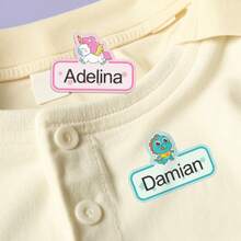Customized Waterproof Iron-On Name Labels For Clothing And Accessories - Fabric Stickers For Travel, Camps, And Home Use. Create A Unique And Practical Solution For Organizing Your Belongings With These Personalized Name Tags. Designed For Durability, They Are Waterproof And Perfect For Daily Wear Or Outdoor Adventures.