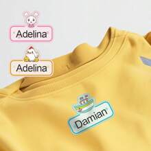 Customized Waterproof Iron-On Name Labels For Clothing And Accessories - Fabric Stickers For Travel, Camps, And Home Use. Create A Unique And Practical Solution For Organizing Your Belongings With These Personalized Name Tags. Designed For Durability, They Are Waterproof And Perfect For Daily Wear Or Outdoor Adventures.