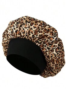 Customized Satin Smooth Sleep Cap, Can Be Customized With Name Or Logo, With Loose Elastic Band, Nighttime Hair Cap For Women, Suitable For All Hair Types