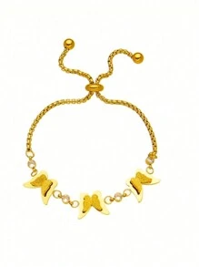 A Small, Simple, And Multifunctional Personalized Fashionable Retro Gold Pull Is Suitable For Women's Daily Wear, - Yellow Gold - View 4