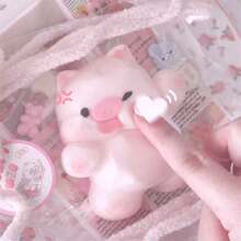 Cute Puppy & Rabbit Cake Squeeze Toy Stress Relief Slow Rising Cream-Like Silicone Squishies - Multicolor - View 6