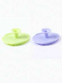 1pc/2pcs/4pcs Silicone Soft Comfortable Water Drop Face Cleaning Brush, Massaging Facial Pore Cleansing Device, Mini Silicone Lip Brush With Cap For Lip Makeup, Portable Travel Makeup Brush Set