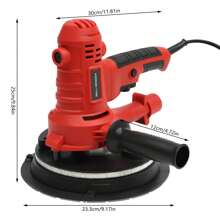 HYYKJ-US 1200W Electric Drywall Sander Automatic Vacuum Dust Collection Systm W/ LED Light - 1 - View 4