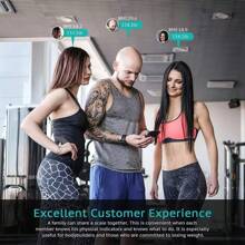 1pc Intelligent Digital Weight And Fat Scale, Bathroom Smart Weighing Machine, Body Fat Scale, Body Composition Analyzer With Smartphone Application - Black - View 7