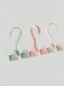 1 件多功能围巾、领带、皮带衣架，颜色随机，包含衣架和收纳 - 彩色 - 查看 12