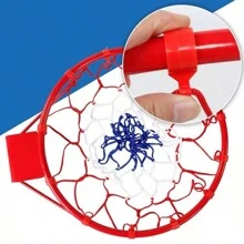 Zusammenklappbarer, tragbarer Basketballkorb, 32, 39, 45 cm, Basketballkorb aus Eisen, Wand-Basketballkorb-Set, Basketball-Sportmethode – Neujahrsgeschenk – Geburtstagsgeschenk – Weihnachtsgeschenk, Basketballkorb-Schießen, Basketballkorb mit blauem Rahmen, Basketballkorb für den Außenbereich, Innenbereich