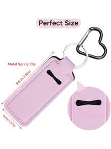 Chapsticks Holder Keychain For Lipstick Lip Balm Keychain Holder With Clip Stocking Stuffers For Women Winter,Lipstick Sleeve Pouch Lip Balm Bag,Portable Pocket Lip Gloss Tube Holder ,Travel Accessory,Lipstick Cover Key Chain, Multi-Function Accessories