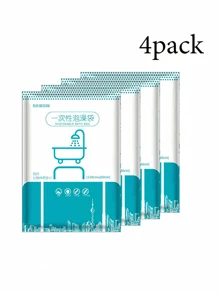 1pc Disposable Bathtub Liner, Portable Extra Large Thick Plastic Bathtub Liner Bag, Individually Packaged, Disposable Bathtub Covers, Suitable For Salons, Spas, Homes And Hotel Bathtubs, Shower Plastic Film Bathtubs, Travel Accessories - Clear - View 16